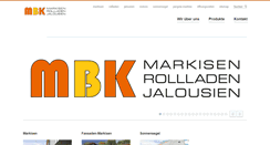 Desktop Screenshot of m-b-k.de